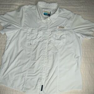 Ladies White Magellan relaxed fit Fishing shirt XXL